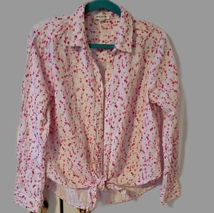 Beach Lunch Lounge Heart Blouse